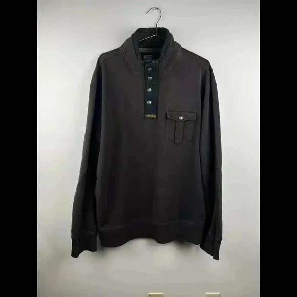 Vintage 90s Polo Ralph Lauren Quarter Zip Sweatshirt XXL - Picture 1 of 7